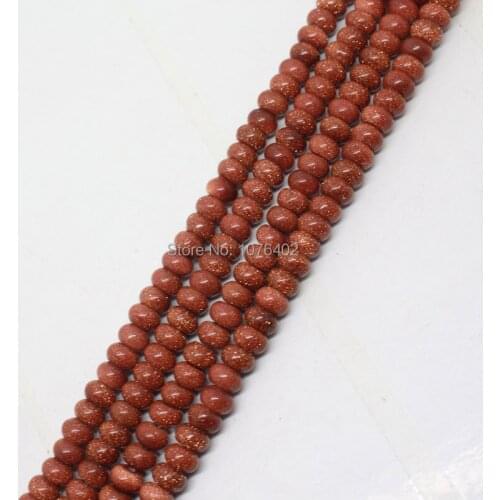 Mini. order is $7! 4x6mm Gold Sand Oval Loose Beads 15