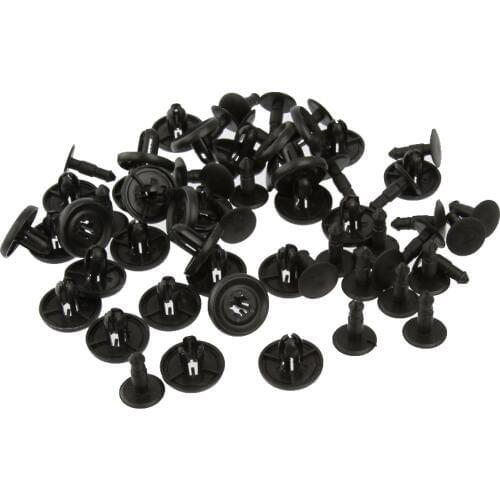 30 Pieces 7mm Hole Nylon Fender Push Type Retainers Clips, Expansion Screws Replacement Kit for Toyota 90467-07201