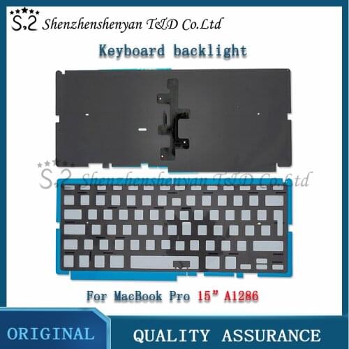 New A1286 Keyboard Backlight For Apple Macbook Pro 15 "Backlit EU UK US Layout 2008 2009 2010 2011 2012 Year