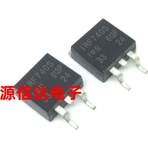 New and original IRF740NS IRF740S 10A 400V TO-263 FET imported from stock
