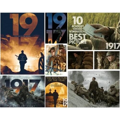 NEW Movie Poster 107X74CM 1917 Poster War Film Wallpapers Morden Personality Home Decoration