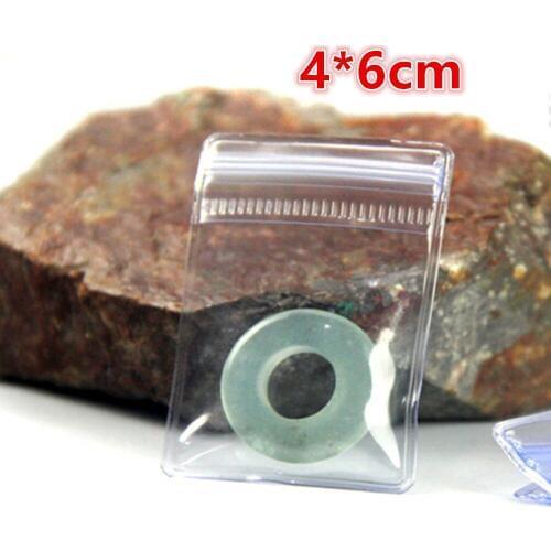 Wholesale 4*6cm PVC Transparent Plastic Packaging Bag Zip Lock Sealing Storage Pouch Anti-oxidation Ziplock Bag For Jewelry Gift