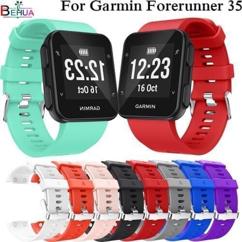 Silicone sport wristband For Garmin Forerunner 30 Replacement smart fashion bracelet watch band strap For Garmin Forerunner 35