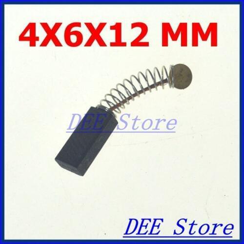 20 Pcs 5/32" x 15/64" x 5/8" (4 x 6 x 12mm) Generator Electric Motor Carbon Brush