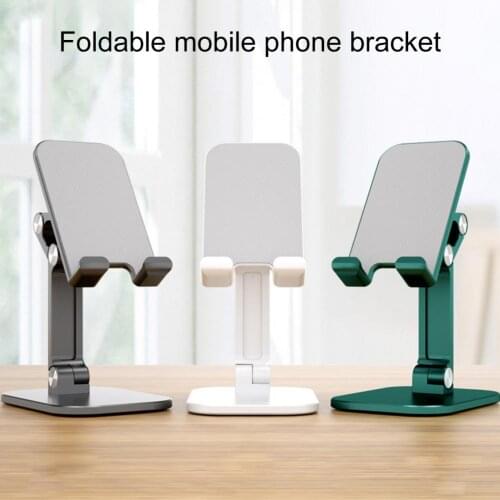 Retractable Foldable Alloy Lazy Stand Desktop Portable Mount for iPhone Universal multi-angle mobile phone lazy stand for iPad
