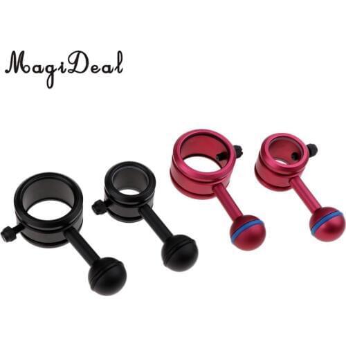 Performance Aluminum Alloy Scuba Diving Dive Underwater Camera Torch Flashlight Holder Mount Ball Joint Arm Conncetor Bracket