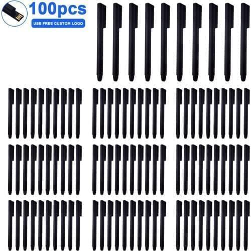 High speed bulk 100pcs/lot free logo USB2.0 pendrive usb flash drive 32gb 64gb 128gb memory stick 16gb 8gb metal flash usb stick