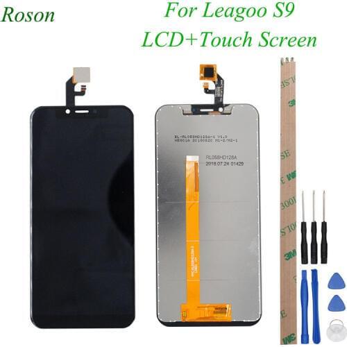 Roson For LEAGOO S9 LCD Display And Touch Screen 5.85" Digitizer LCD Screen Panel Assembly Tools+Adhesive