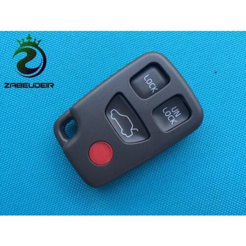 1Pcs Of New Replacement Plastic Key Shell For Volvo S40 V40 S70 C70 V70 Remote FOB Case 3+1 4/5 Button Panic Button Auto Parts