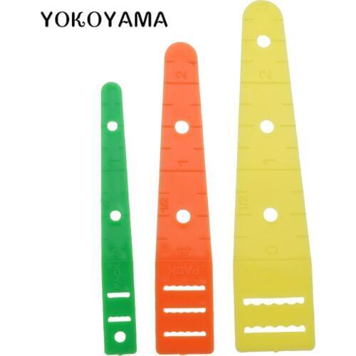 YOKOYAMA 3Pcs Plastic Elastic Glides Guides Threaders Wear Elastic Band Tool Band Rope Wearing DIY Clothing Sewing Accessories