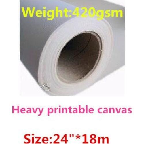 420g 24in waterproof giclee printing poly cotton blend fine art canvas