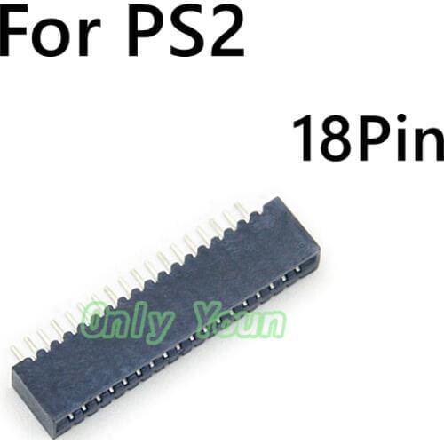 Aipinchun Wholesale 20Pcs/Lot 18Pin Block For Playstation 2 PS2 Conductive Film Socket Connector Repair Parts