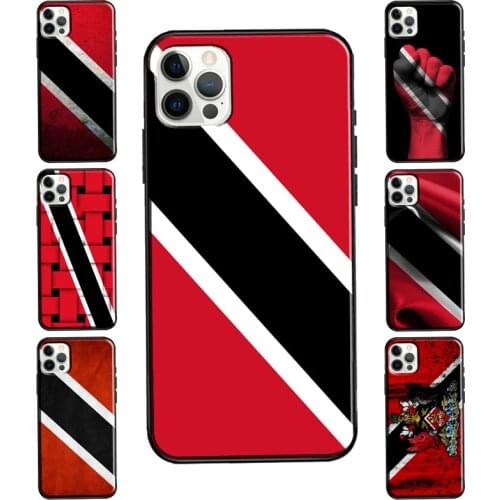 Trinidad Flag For iPhone 12 Pro Max 12 mini Case For iPhone 11 Pro XS Max 7 8 Plus SE 2020 X XR Cover