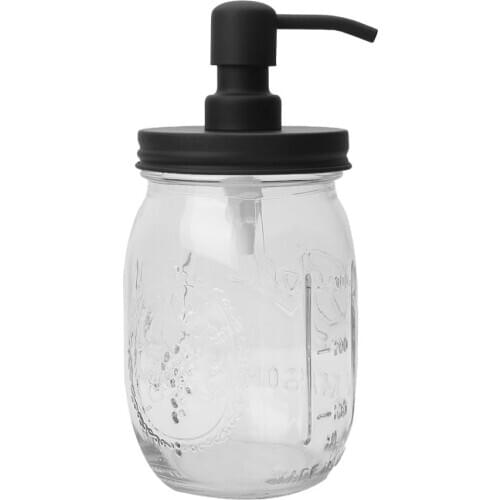Liquid Soap Dispensers Pump With Tube Premium Anti Rust Mason Jar Lids Shampoo Liquid Pums Kits For Bathroom Hardware Accesaries