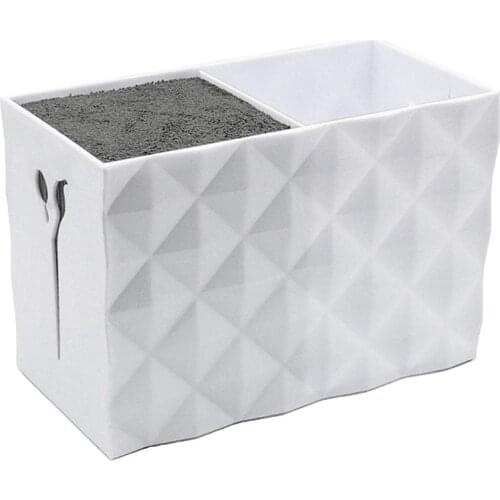 Double Row Scissors Storage Box Plastic Practical Clipper Case for Pro Salon Barber Home Hairdressing Tools Acrylic Material