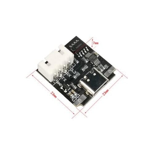 Isolated USB to TTL USB-C to serial port UART module Download line upgrade brush industrial-grade 3.3V