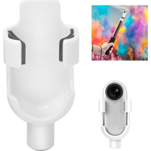 Mounting Base Adapter Plastic White Mounting Base Adapter Back Clamp Frame Extension Fixed Bracket forInsta360 GO Thumb Camera