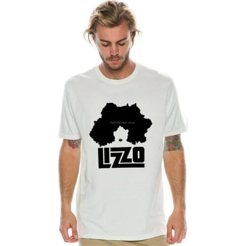 Men cotton t-shirt Lizzo Smlie Shadow T Shirt Unisex Adult Clothing Hot Best Item For Youth Middle-Age The Elder Tee Shirt
