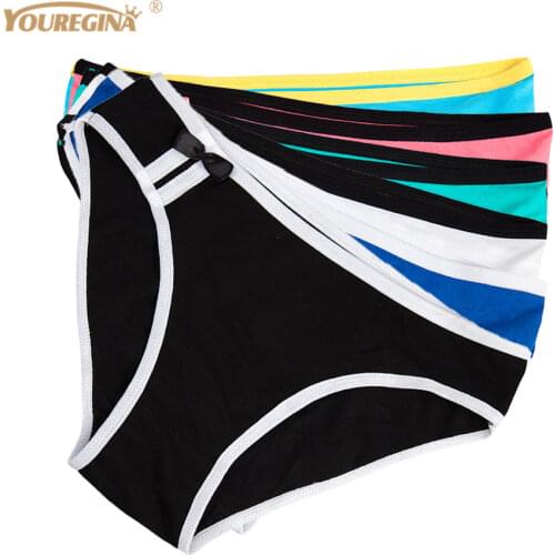YOUREGINA Womens Underwear Seamless Panties Woman Underwear Cotton Briefs Lingerie Underpants Sexy Panty 6pcs/lot