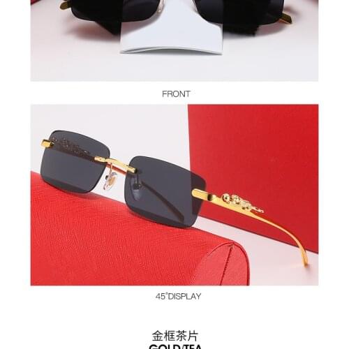 Glasses frame mens sunglasses gold-free lens men reflect reflection lens session woman glasses9065