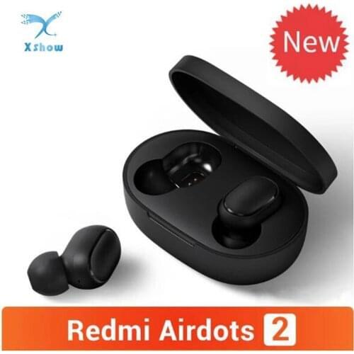 Original xiaomi airdots 2 tws Redmi Airdots s TWS Wireless earphone Voice control Bluetooth 5.0 Noise reduction Tap Control