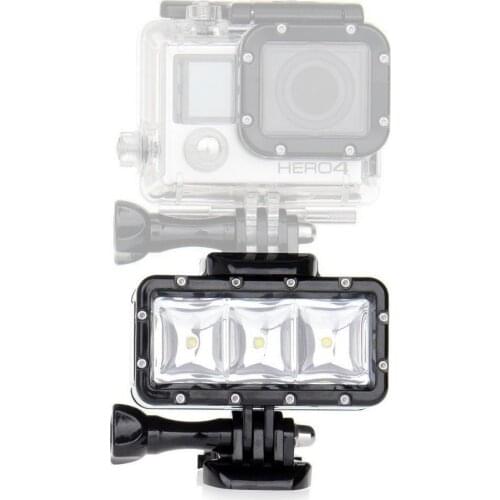 30m depth underwater photography fill light for GoPro Xiaomi yi Mijia EKEN and other sports cameras