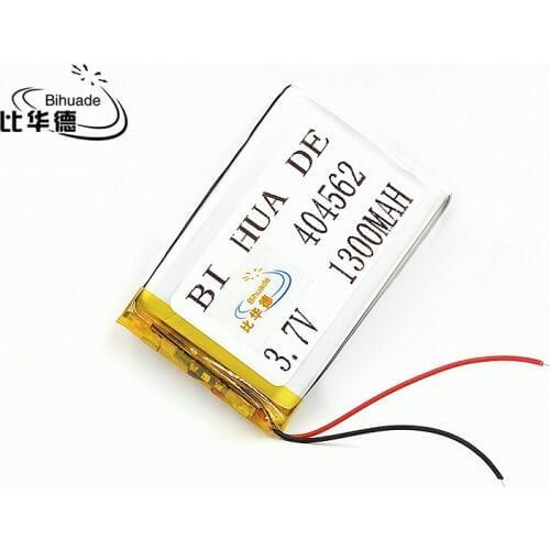 Polymer battery 1300 mah 3.7V 404562 smart home MP3 speakers Li-ion battery for dvr,GPS,mp3,mp4,cell phone,speaker