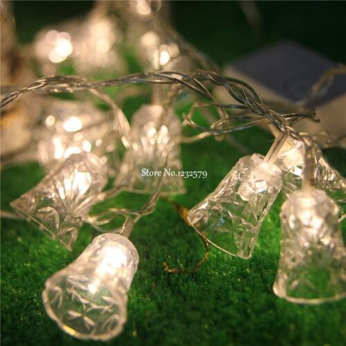 Multicolor 10M/20M/30M 100/200/300 LED Fairy String Lights Bell Christmas Tree Outdoor Indoor Wedding Decor Holiday