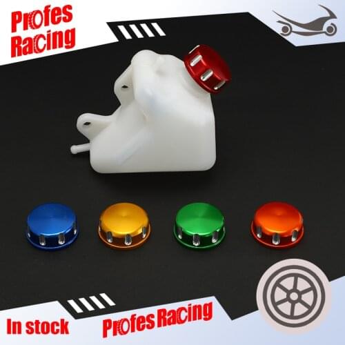 Motorcycle Plastic Water Coolant Reservoir Tank for Kawasaki CNC Caps KLX 250 KLX250Coolant Reservoir Tank Radiator Overflow