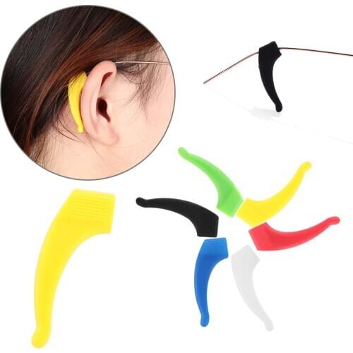Silicone Anti Slip Ear Hooks Holder Glasses Eyeglass Sunglasses Outdoor Sport Eyewear Accessories