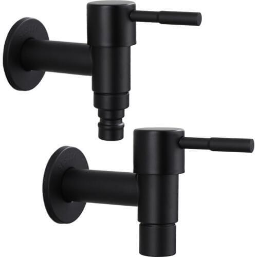 New Stainless Steel Faucet Wall Mounted Washing Machine Tap Bath Toilet Mop Pool Tap