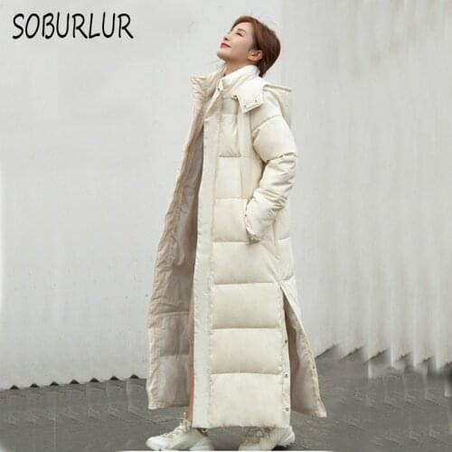 SOBURLUR Women's Down Jackets With A Hood