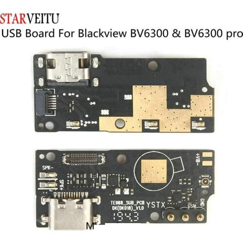 Starveitu For Blackview BV6300 USB Board Flex Cable Dock Connector For BV6300 Pro Mobile Phone Charger Circuits Accessories