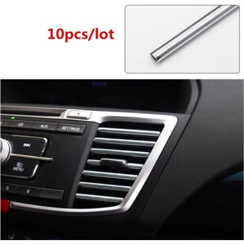 Car-styling 2020 New U Shaped DIY Air Vent Grille Decoration for Hyundai Solaris Accent Elantra Sonata IX25 IX35 Tucson I10 i20