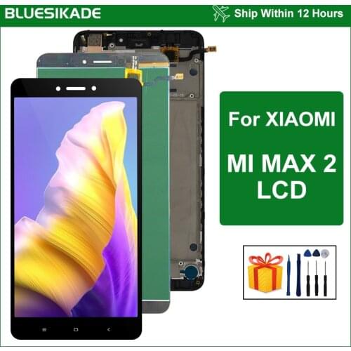 6.44" For Xiaomi Mi Max 2 LCD Display Touch Screen Digitizer For Xiaomi Mi Max 2 LCD MDE40 MDI40 Assembly Replacement Parts