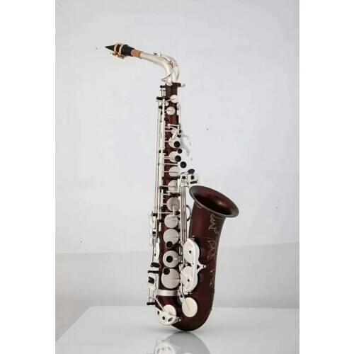 2021 New Products Best Quality Alto Saxophone E-Flat Sax Silver Neck Mouthpiece Ligature Reed Neck Musical Instrument Free