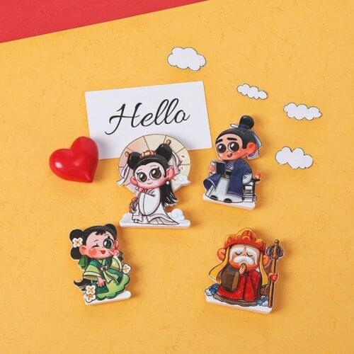 Chinese Style 3D Fridge Magnet Creative Drama Cartoon Costume Character Magnetic Sticker for Home Decor or Business Gift Ideas