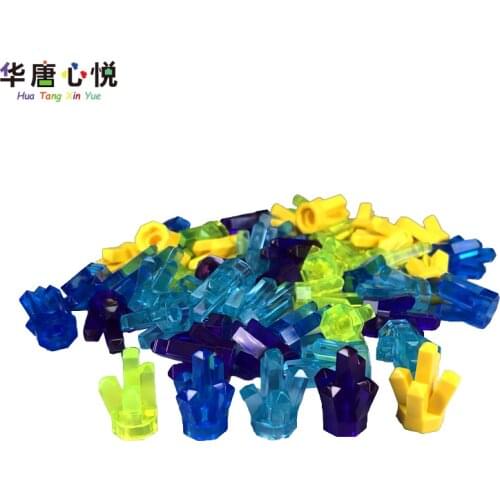 City Accessory Parts Colorful Ore Crystals Gems Hobby Toys For Children Educational DIY Building Blocks Cities Compatible Gifts