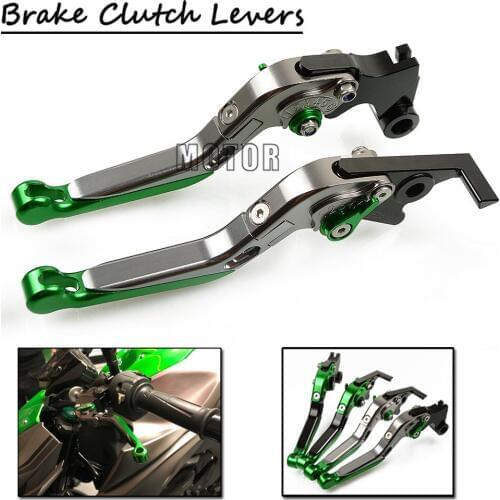 Motorcycle CNC Aluminum Foldable Brake Clutch Levers For Kawasaki VERSYS1000 Z1000 ZX10R Adjustable Folding VERSYS Z 1000 ZX 10R