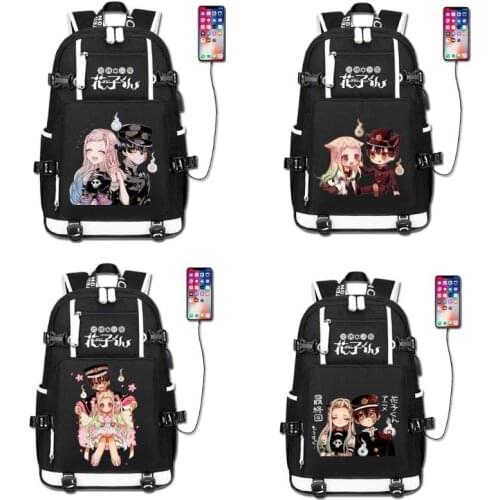 Anime Toilet-bound Jibaku Shounen Hanako Kun Cosplay Backpack Student School Shoulder Bag Laptop Travel Rucksack Gift