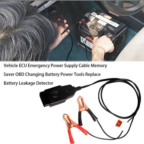 Car Computer Power-off Memory OBD Changing Battery ECU Emergency Power Tools Change Battery Leakage Detection Tool Automotive