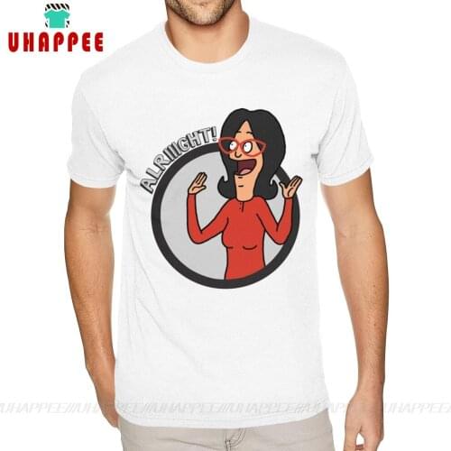 Personalised The Belchers Alright Bobs Burgers T Shirt Men 6XL Short Sleeves Cotton White Crew Neck Tees Shirts
