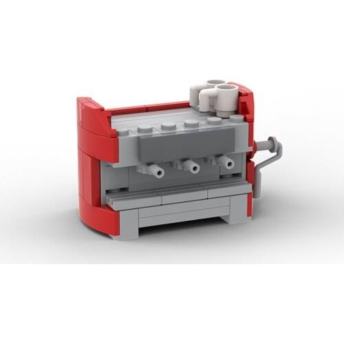 MOC Drink Coffee Machine Building Block Home Decoration Beverage Party Model Education Bricks Toys For Children Birthday Gifts