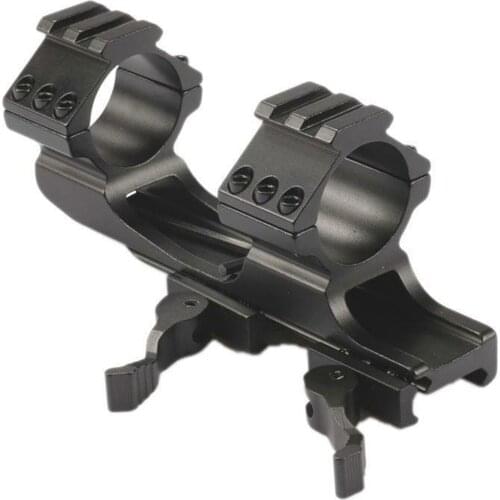 Dual Rings Scope Mount Quick Release 1"/30mm Tactical Mounts for 20mm Picatinny Rail