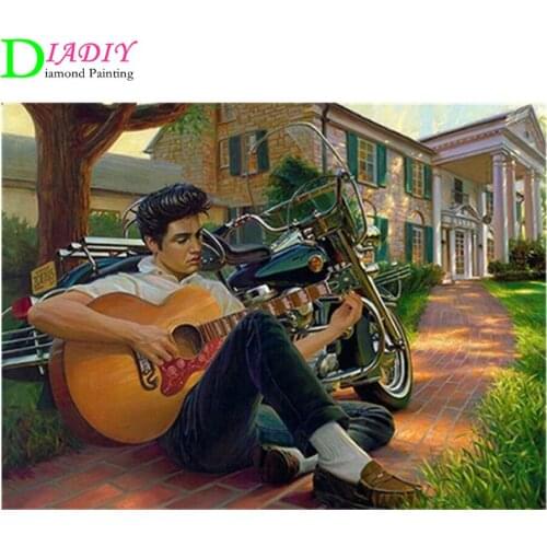 Marilyn Monroe Elvis 5D DIY Diamond Painting Famous Star Full Drill Square Diamond Embroidery Picture Of Rhinestone