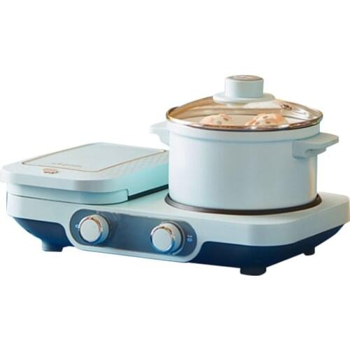 Breakfast machine for household sandwich maker, multi-function three-in-one, small light food machine