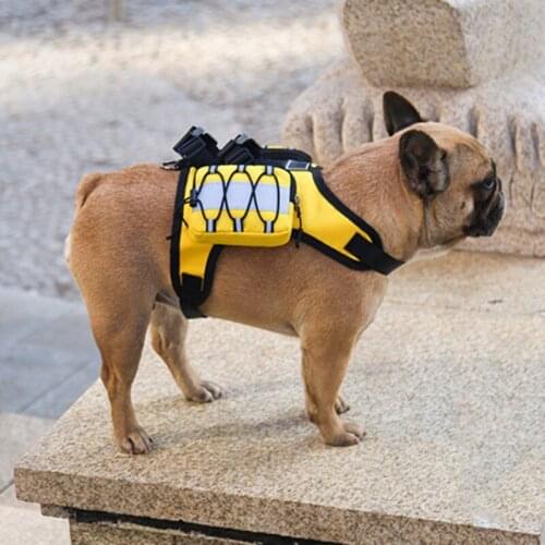 Cute Backpack for Pet Dog Cat Harness Leashes for Army Small Medium Dog Puppy Multifunction School Bag Pets Supplies