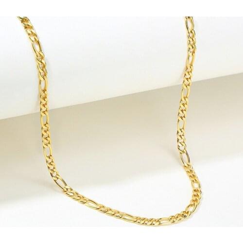 Fashion Classic Figaro Chain Necklace Women NK Stainless Steel Chokers Necklaces Jewelry