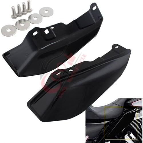 Motorcycle ABS Mid-Frame Air DeflectorsL & R Cover For Harley FLHR FLHX FLTRU '09-later Touring and Trike models