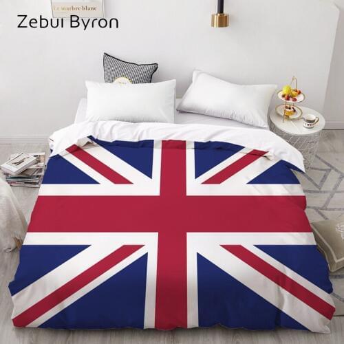 3D Custom Duvet Cover,Comforter/Quilt/Blanket case UK Queen/King/220x240/200x200,Bedding flag United Kingdom,drop ship